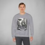 Bigfoot Rebel Sweatshirt: Cozy Casual Wear, Perfect for Nature Lovers, Funny Gift for Holidays, Adventure Apparel, UFO Enthusiast Gear