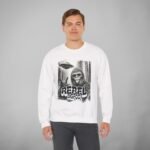 Bigfoot Rebel Sweatshirt: Cozy Casual Wear, Perfect for Nature Lovers, Funny Gift for Holidays, Adventure Apparel, UFO Enthusiast Gear